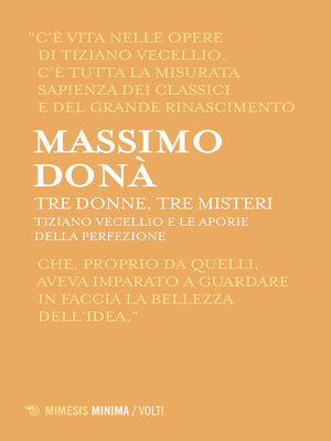cover image of Tre donne, tre misteri